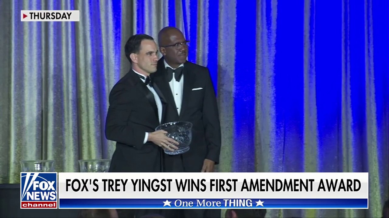 Trey Yingst earns First Amendment Award