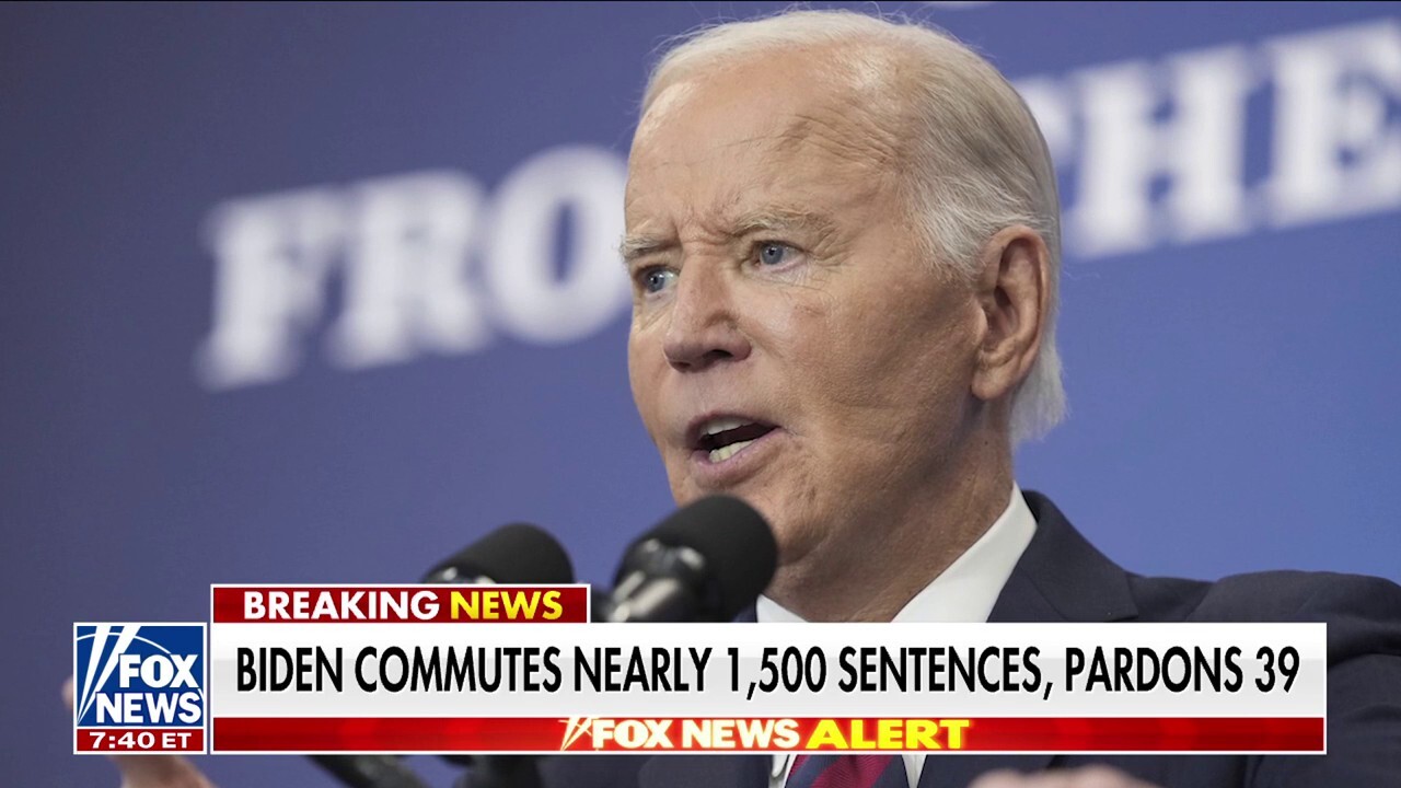 Biden commutes nearly 1,500 sentences, pardons 39