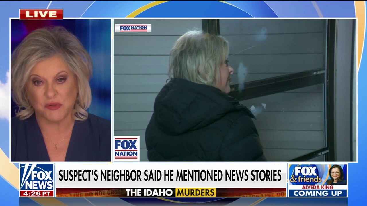 Bryan Kohberger's neighbor tells Nancy Grace the Idaho suspect asked about the murders