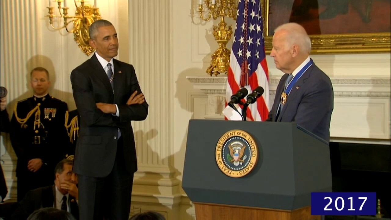 Biden speeches delivered as vice president stand in contrast to those in his presidency