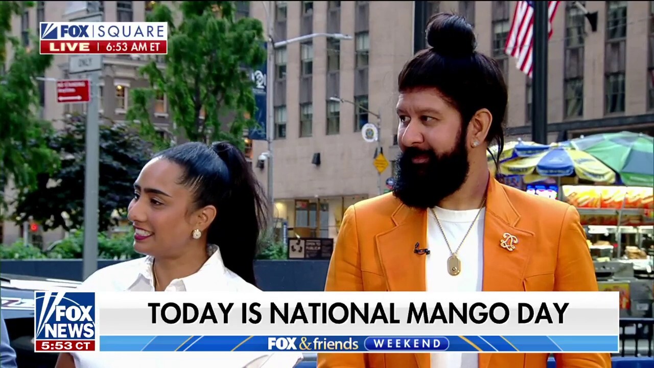 Celebrating National Mango Day on FOX Square