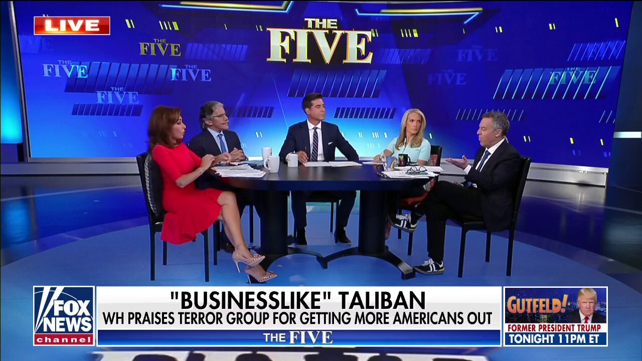 'The Five' reacts to White House saying Taliban acted 'businesslike' amid evacuation
