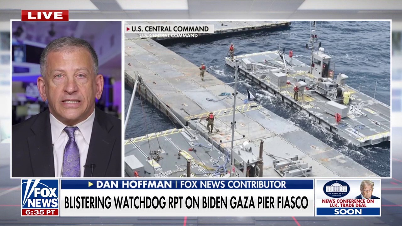 'Scathing' watchdog report reveals bombshell allegations on Biden's Gaza pier