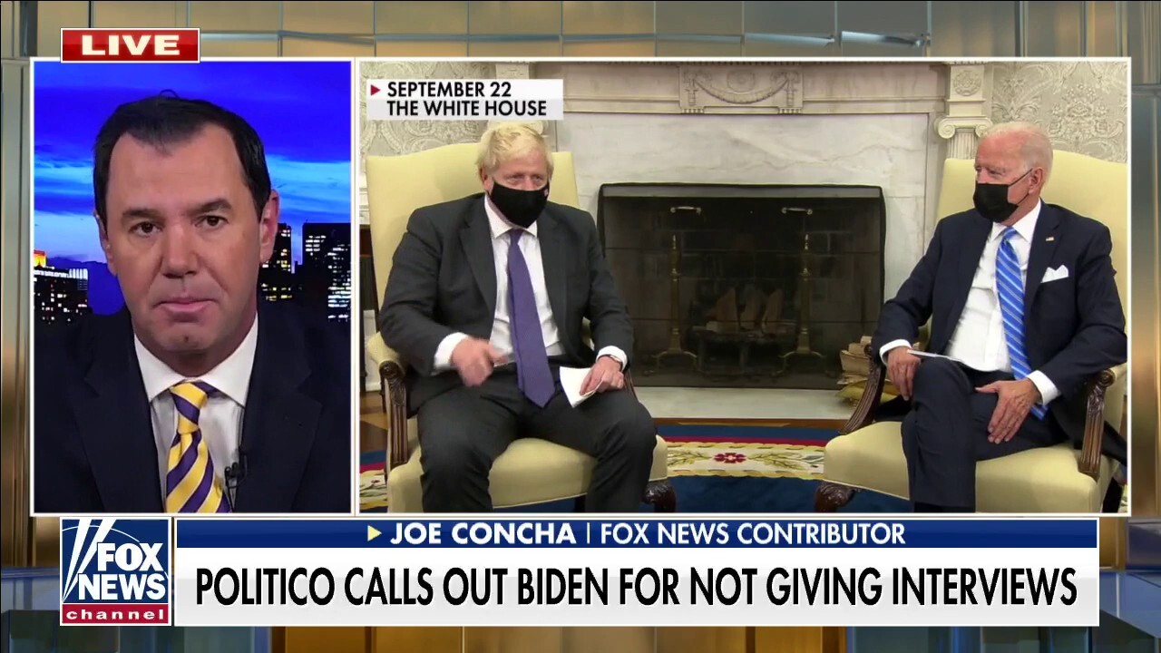 Joe Concha: Joe Biden's handlers will not let him hold tough press conferences