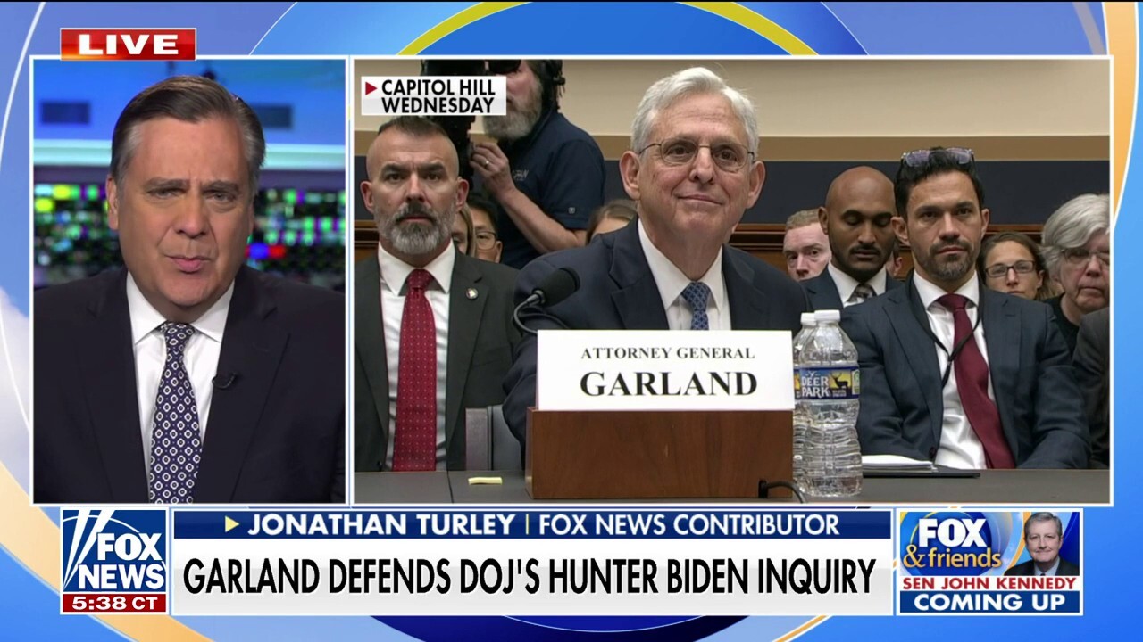 Jonathan Turley: I've been 'terribly disappointed' by Merrick Garland's time as attorney general