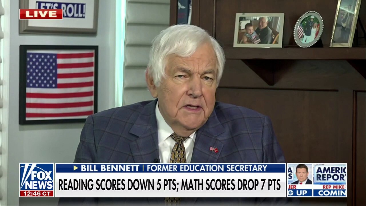 Bill Bennett on falling reading and math scores: 'Devastation is the right word'