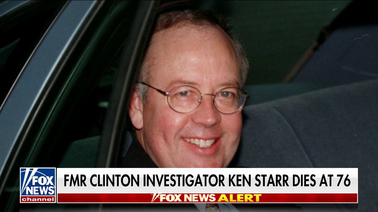 Ken Starr, investigator behind Bill Clinton's impeachment, dead at 76