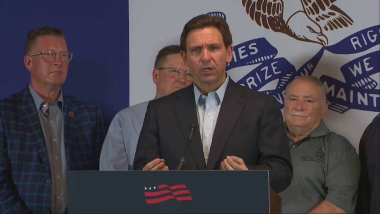 DeSantis sparks laughter from crowd in response to Trump criticism on his record in Florida