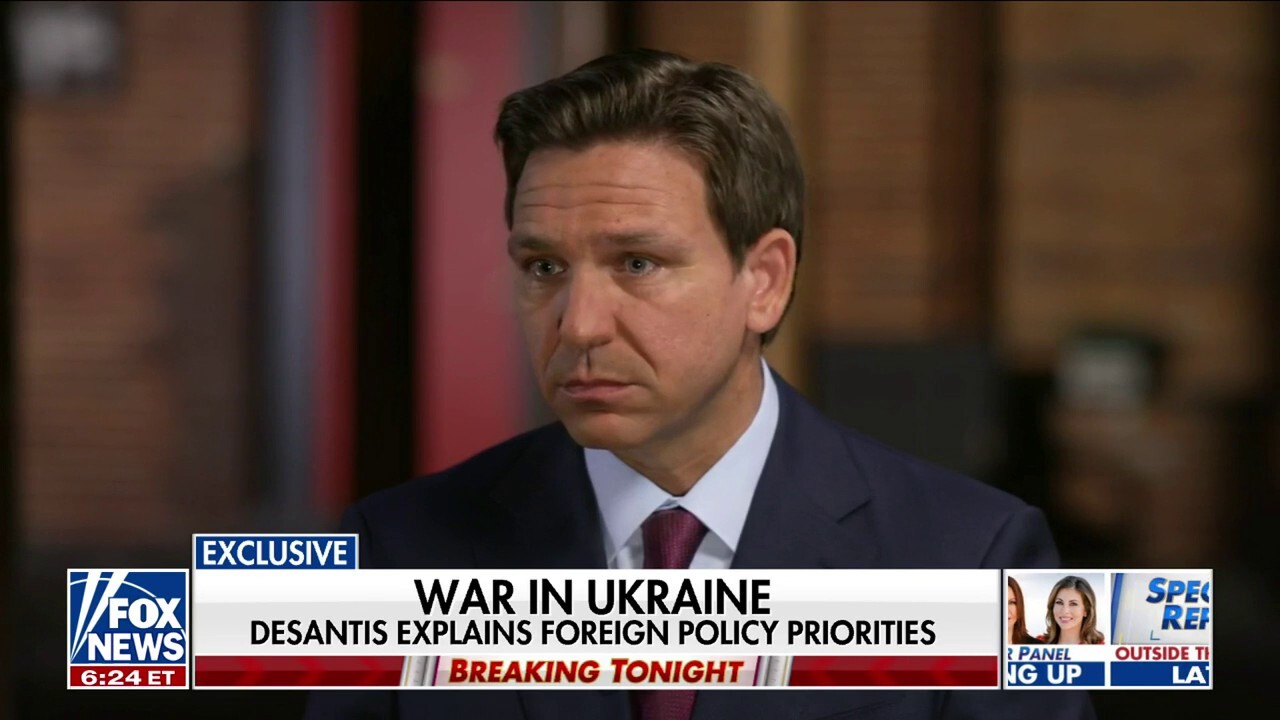 We need to bring the war in Ukraine to a ‘sustainable conclusion’: Gov. Ron DeSantis
