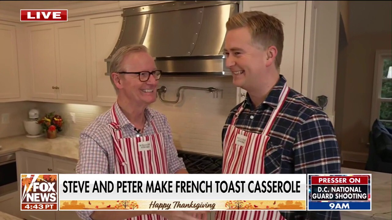 Steve and Peter Doocy walk viewers through family-favorite breakfast tradition
