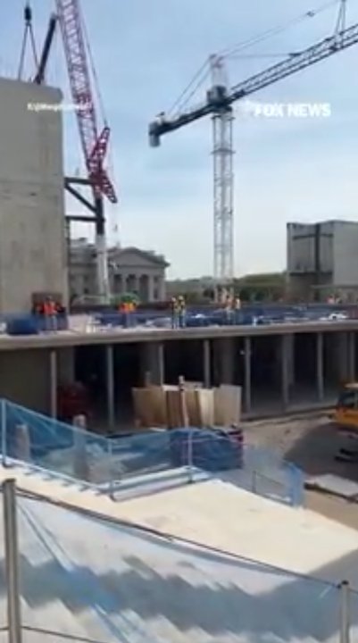 Trump gives reporters inside look at White House ballroom construction