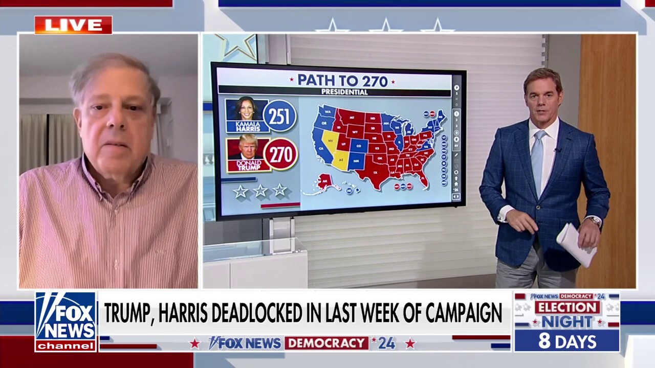 'America's Newsroom' co-anchor Bill Hemmer breaks down the latest polling in the 2024 race. Fox News contributor Mark Penn gives his take on the state of the race as Donald Trump and Kamala Harris remain neck-and-neck ahead of Election Day. 