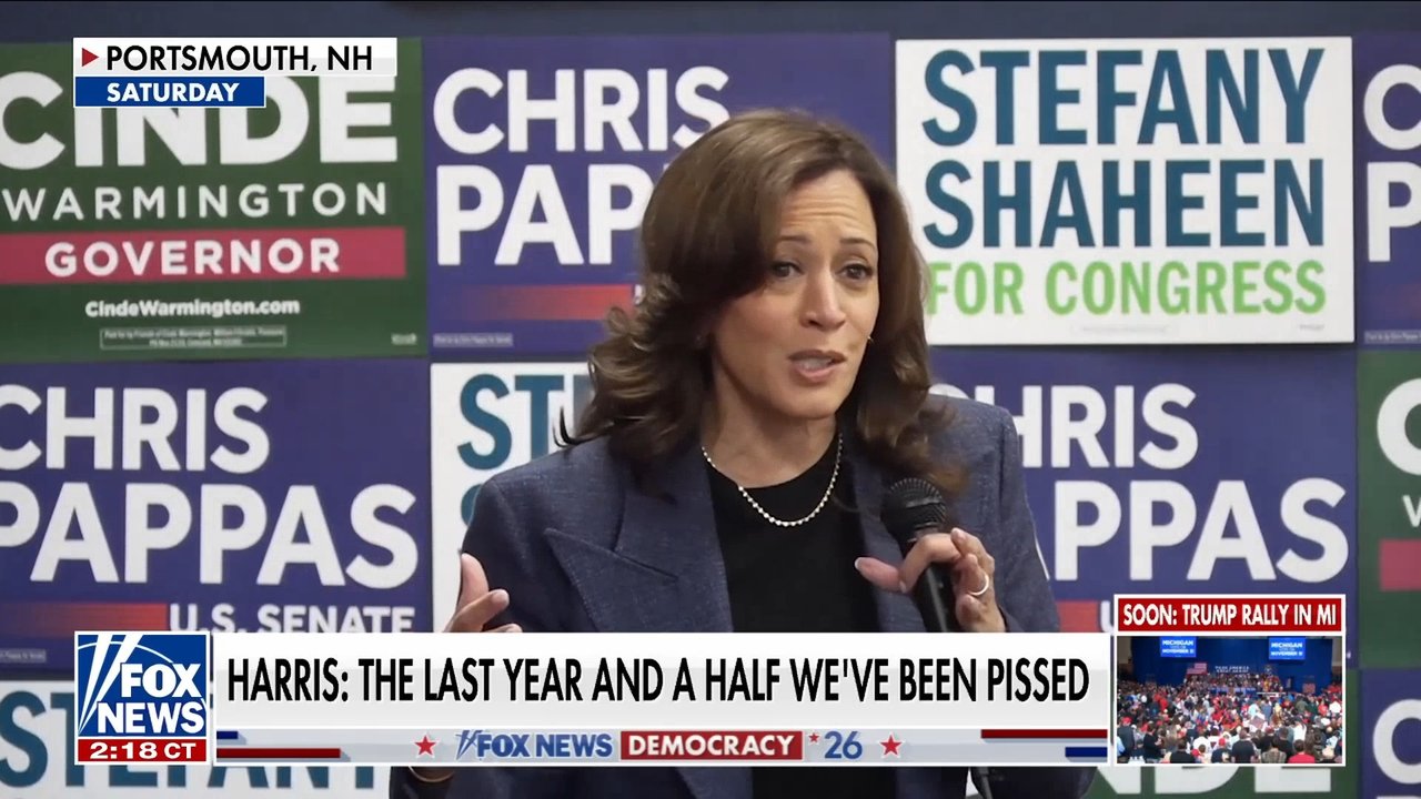 Kamala Harris says Democrats have ‘been pissed’ for the last year and a half