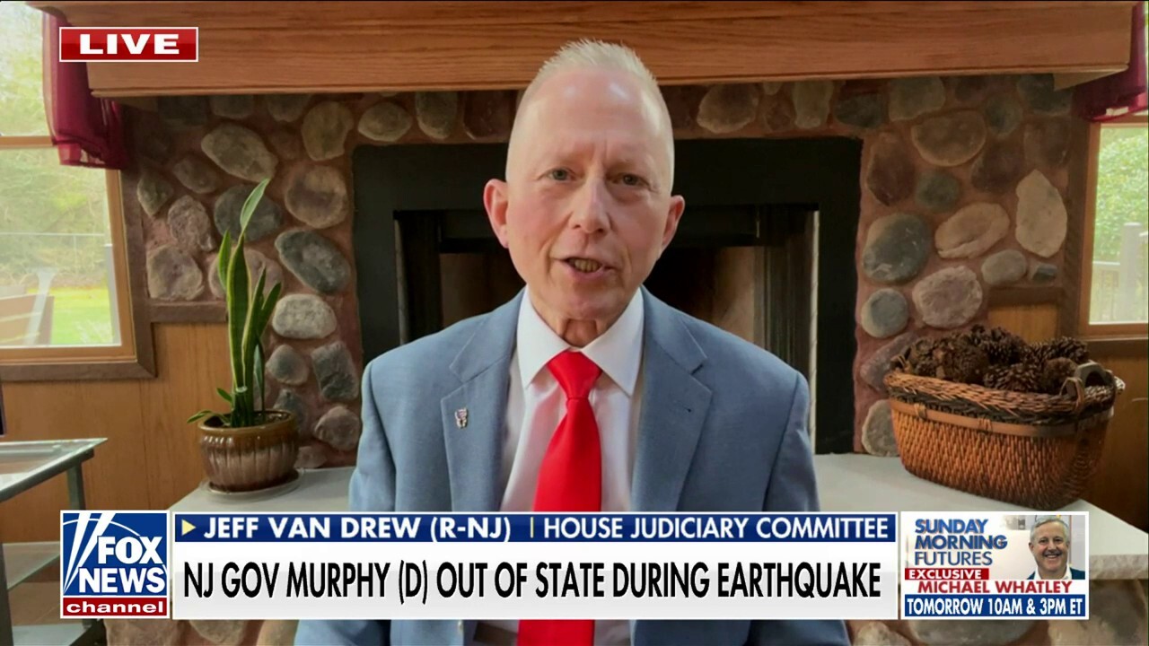 New Jersey US Rep Jeff Van Drew shares disappointment that Gov Phil Murphy was out of state after earthquake