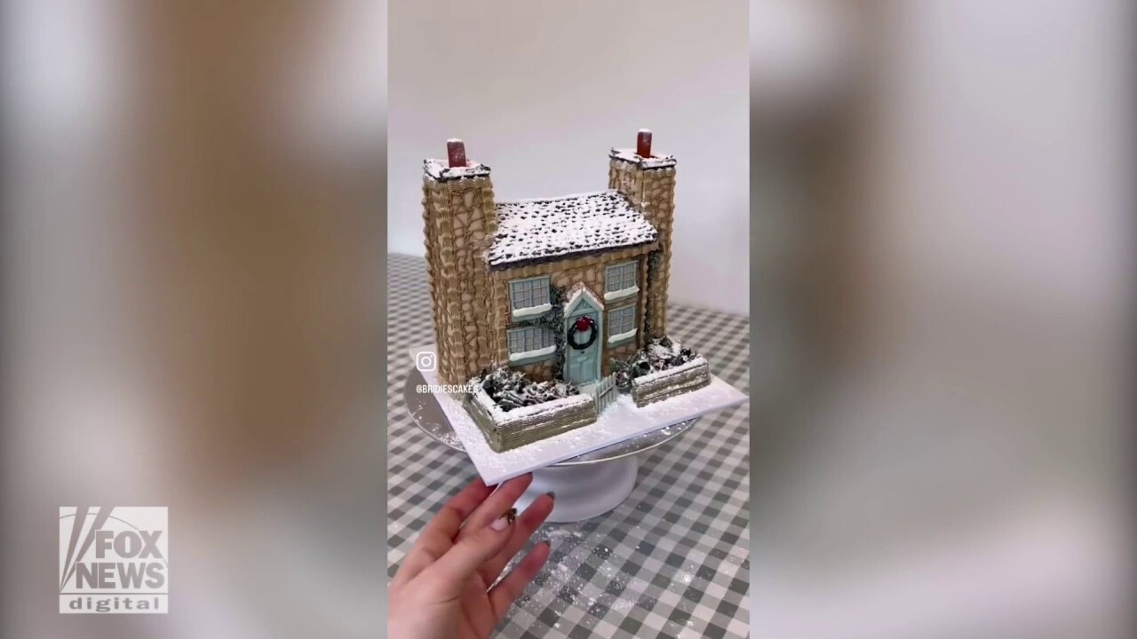 „Ваканционният“ дом от популярния филм на Кейт Уинслет, репликиран в красива ръчно изработена торта