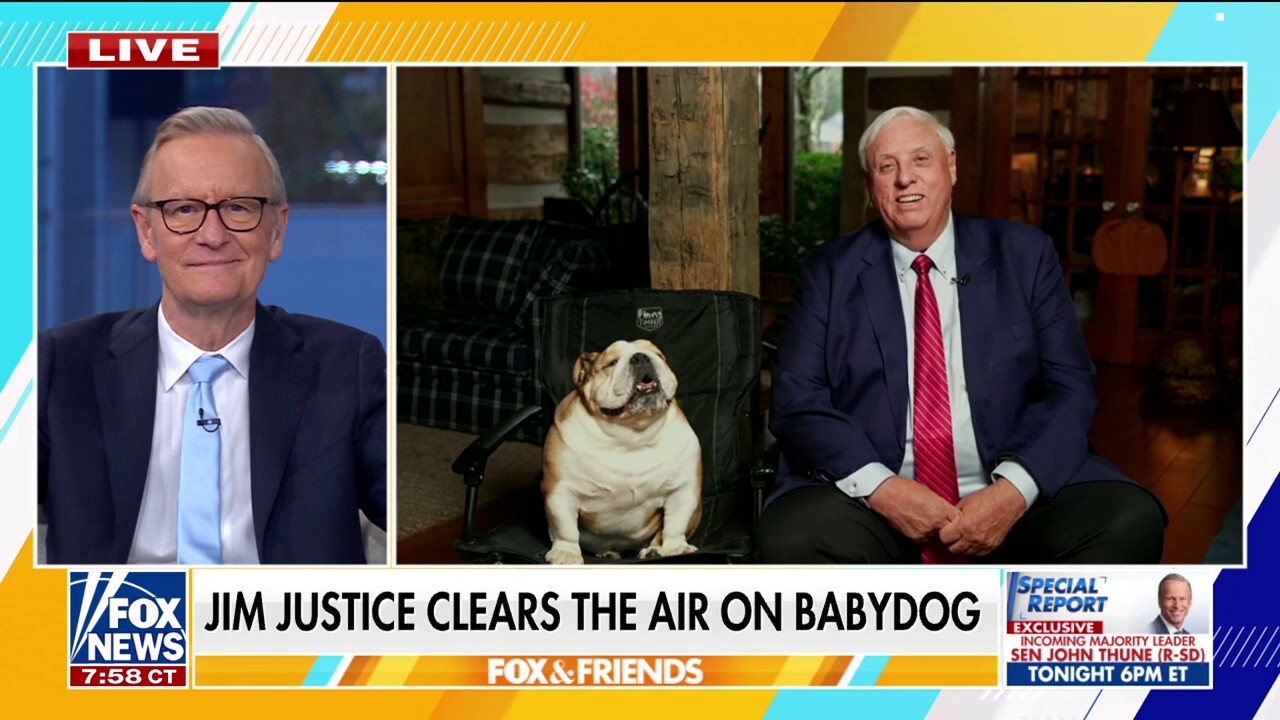 Sen.-elect Jim Justice, R-W.Va., discusses his desire to help pass Trump's agenda in Congress and the role his famous dog will play in Washington, D.C.