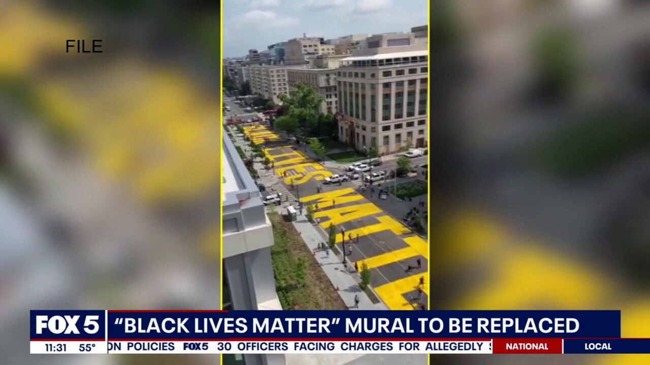 DC's Black Lives Matter Plaza mural to be replaced