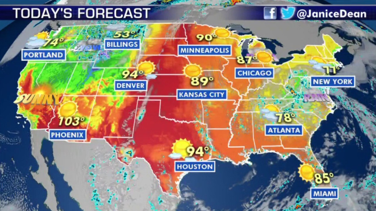 National forecast for Wednesday, June 17