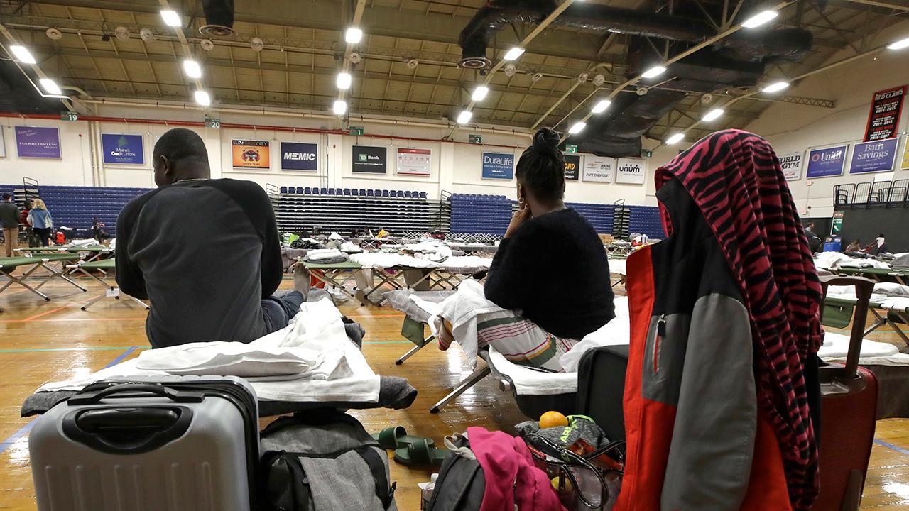Migrants from Congo and Angola arriving in San Antonio, Texas and Portland, Maine