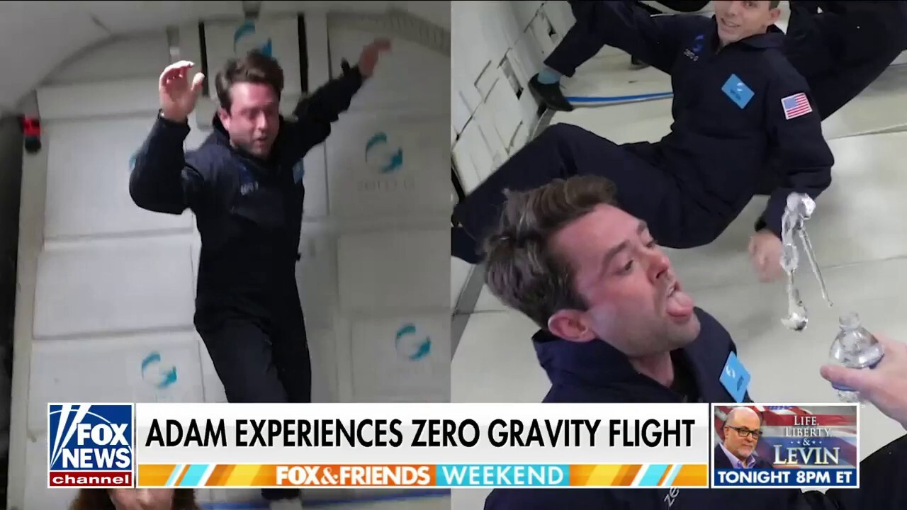 Fox News' Adam Klotz reacts to zero gravity flight: 'So chaotic'