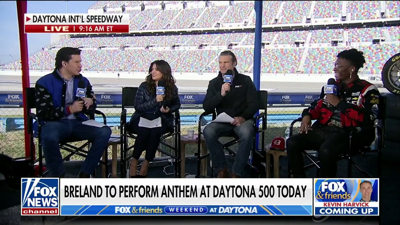 Breland discusses singing national anthem at Daytona 500