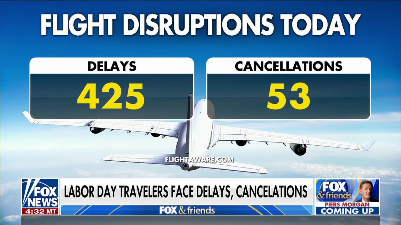 Flightmare: Thousands of flights delayed, canceled over Labor Day weekend