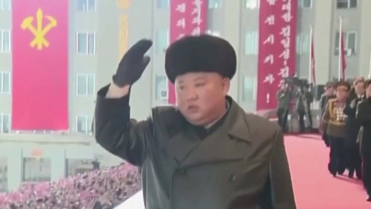 Kim Jong Un shows off ballistic missiles ahead of Biden inauguration