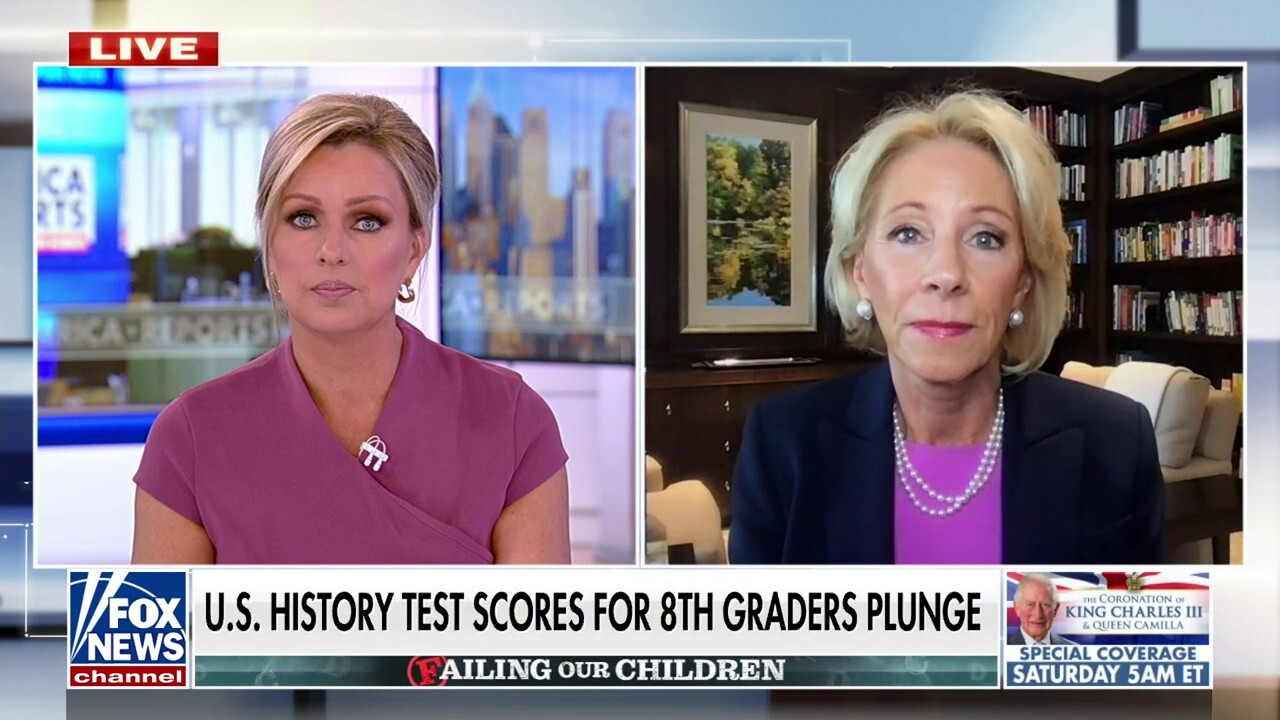 Betsy Devos on falling test scores: 'This is appalling' 