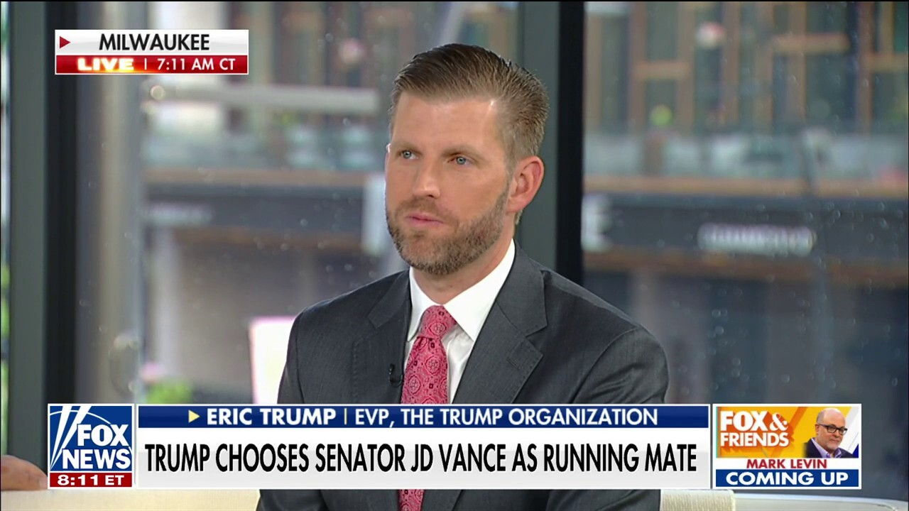 Eric Trump credits 'divine intervention' for Trump's survival of assassination attempt