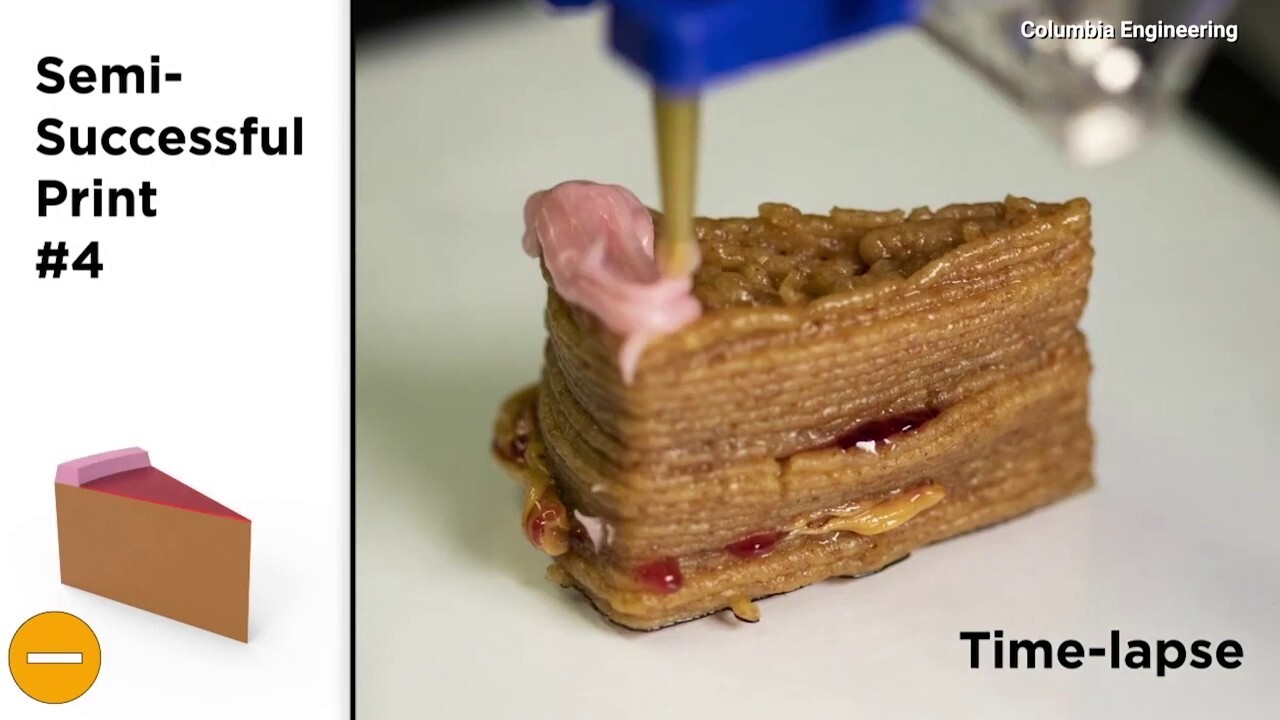 Researchers unlock technological advancement by making 3-D printed cakes