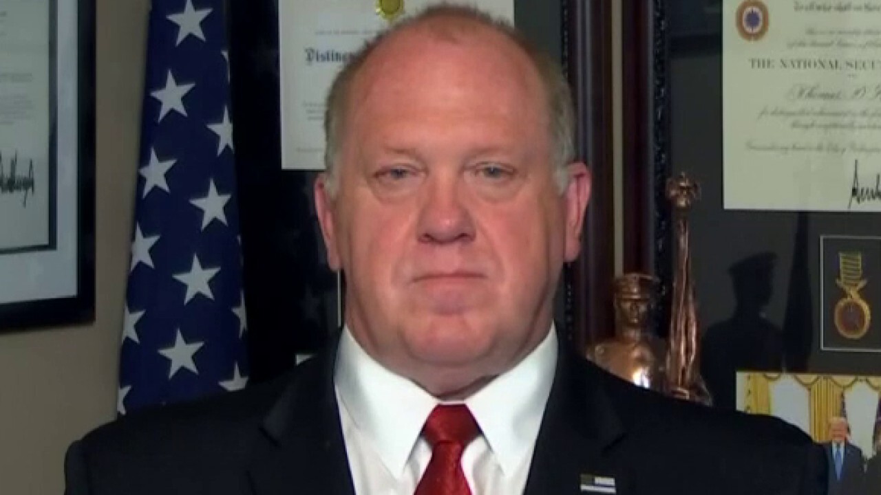 Tom Homan: Biden border policy 'most inhumane' I've ever seen and risking 'national security crisis'