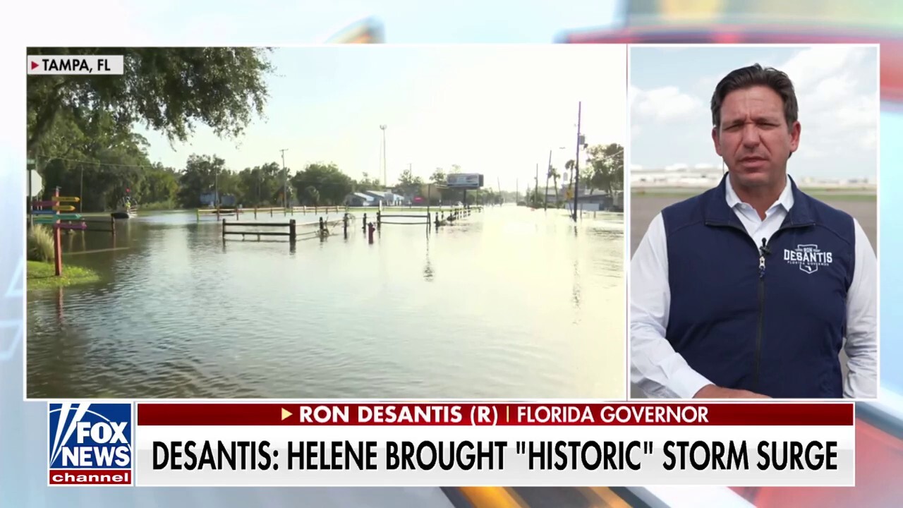 Gov. DeSantis: Hurricane Helene a 'real gut punch' for Big Bend residents