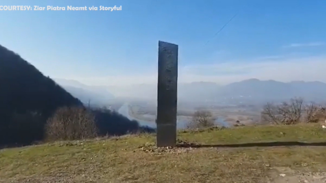 Monolith appears in Romania 