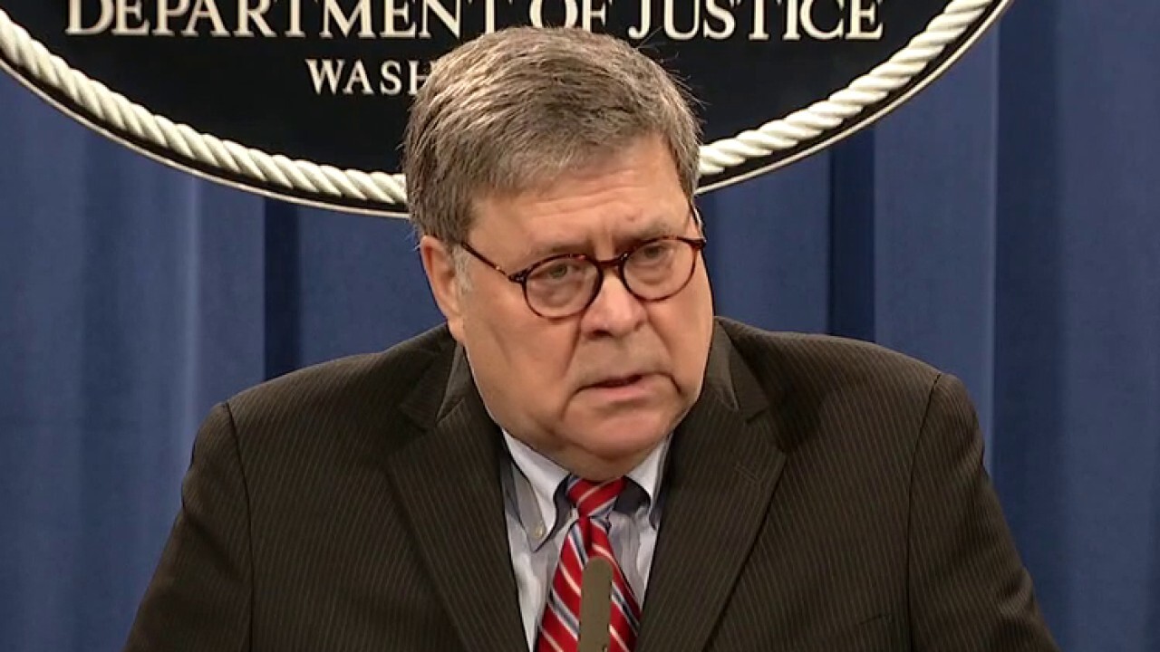 Barr: No plans for special counsels on Hunter Biden, election fraud