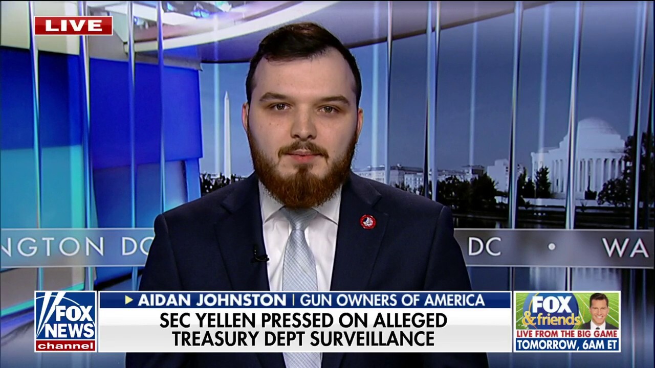 Alleged Treasury Dept surveillance on gun owners is a 'total violation' of their rights: Aidan Johnston