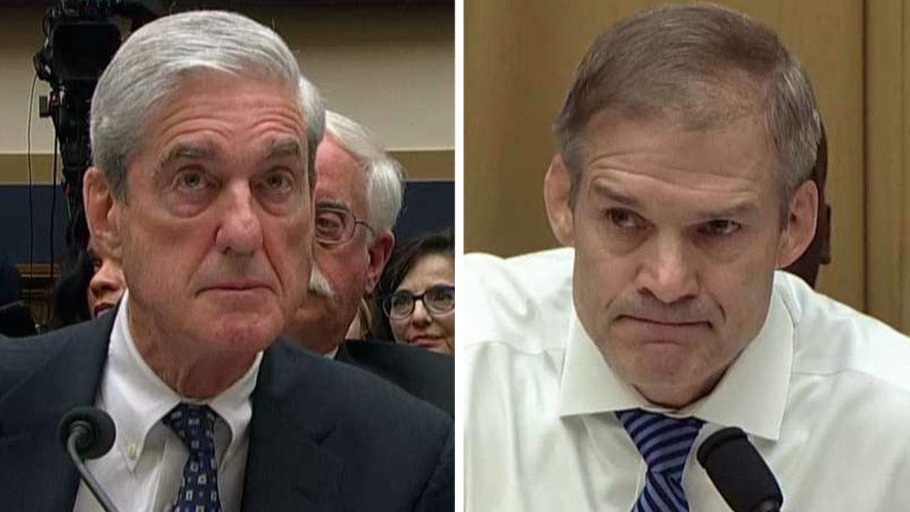 Rep. Jim Jordan to Mueller: Maybe a better course of action is to figure out how the false accusations started