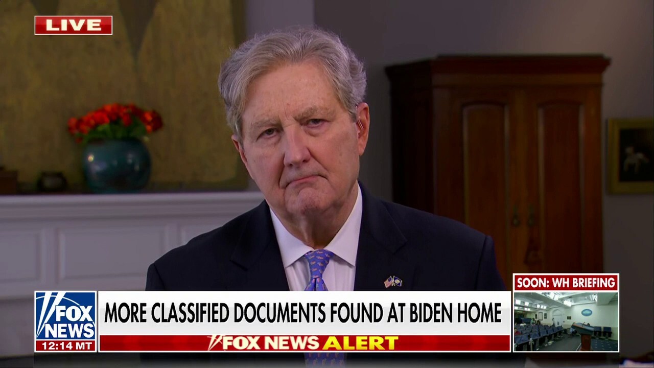 White House doesn’t have enough hazmat suits to clean up this documents mess: Sen. John Kennedy