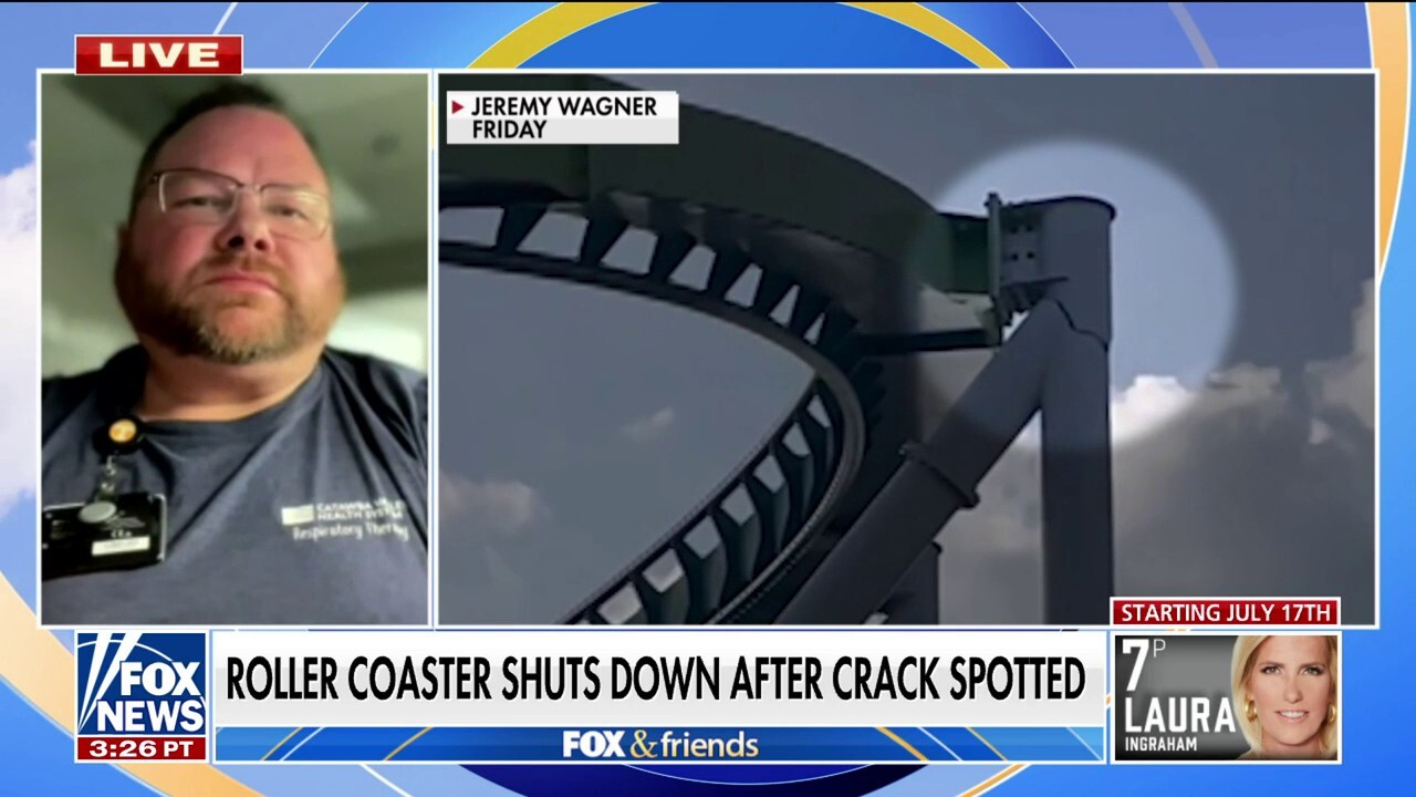 North Carolina roller coaster shuts down after crack spotted