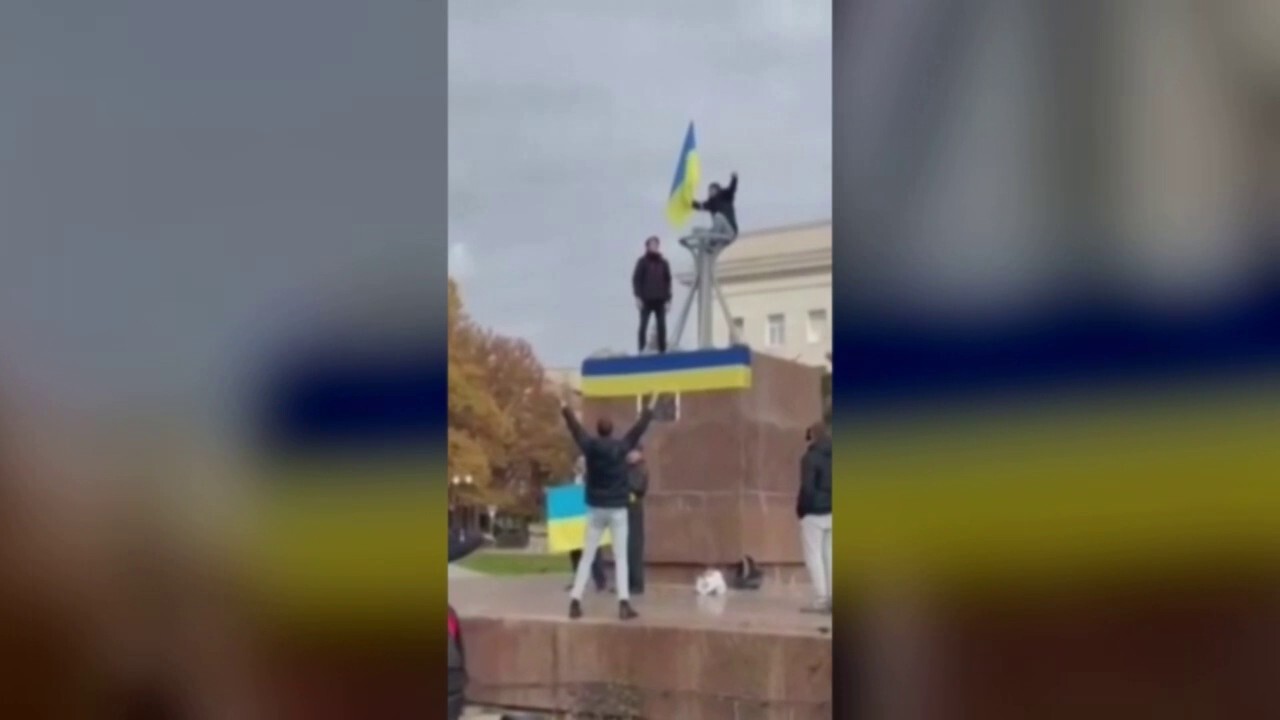 Ukrainians celebrate Russians pulling out of Kherson: Key city 'is free'