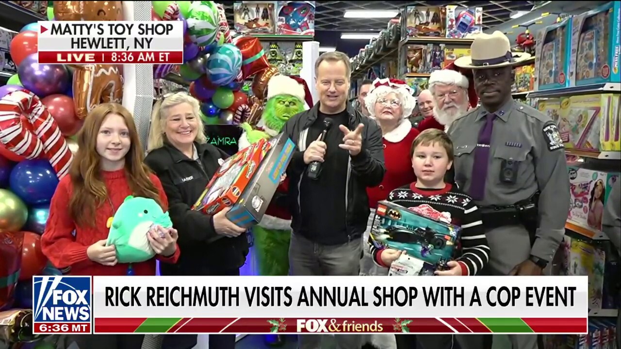 Police partner with kids to go Christmas shopping at 4th annual 'Shop with a Cop'