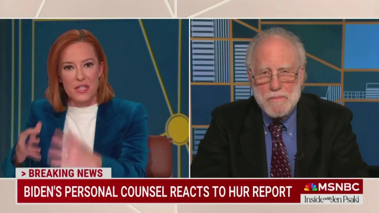 Jen Psaki asks Biden attorney Bob Bauer if Special Counsel Robert Hur should be 'investigated' for his report about the president mishandling classified information