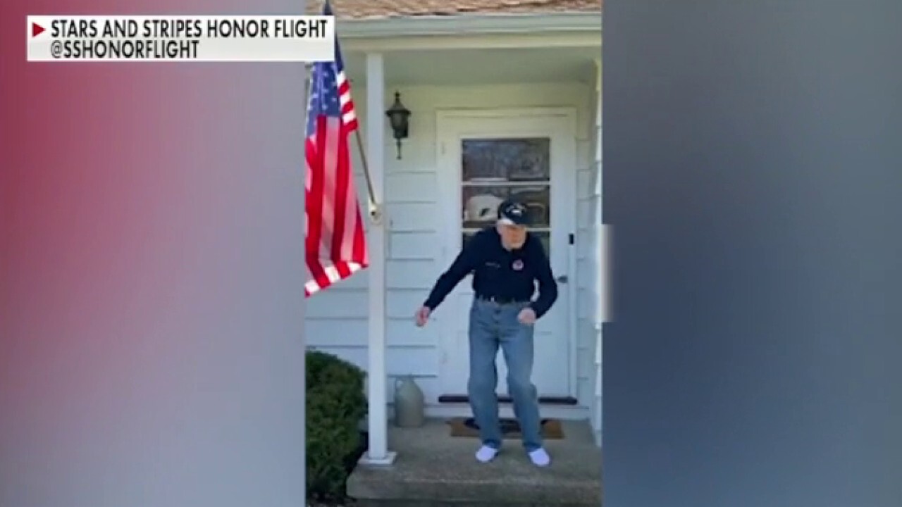 WWII veteran dances through COVID-19 quarantine