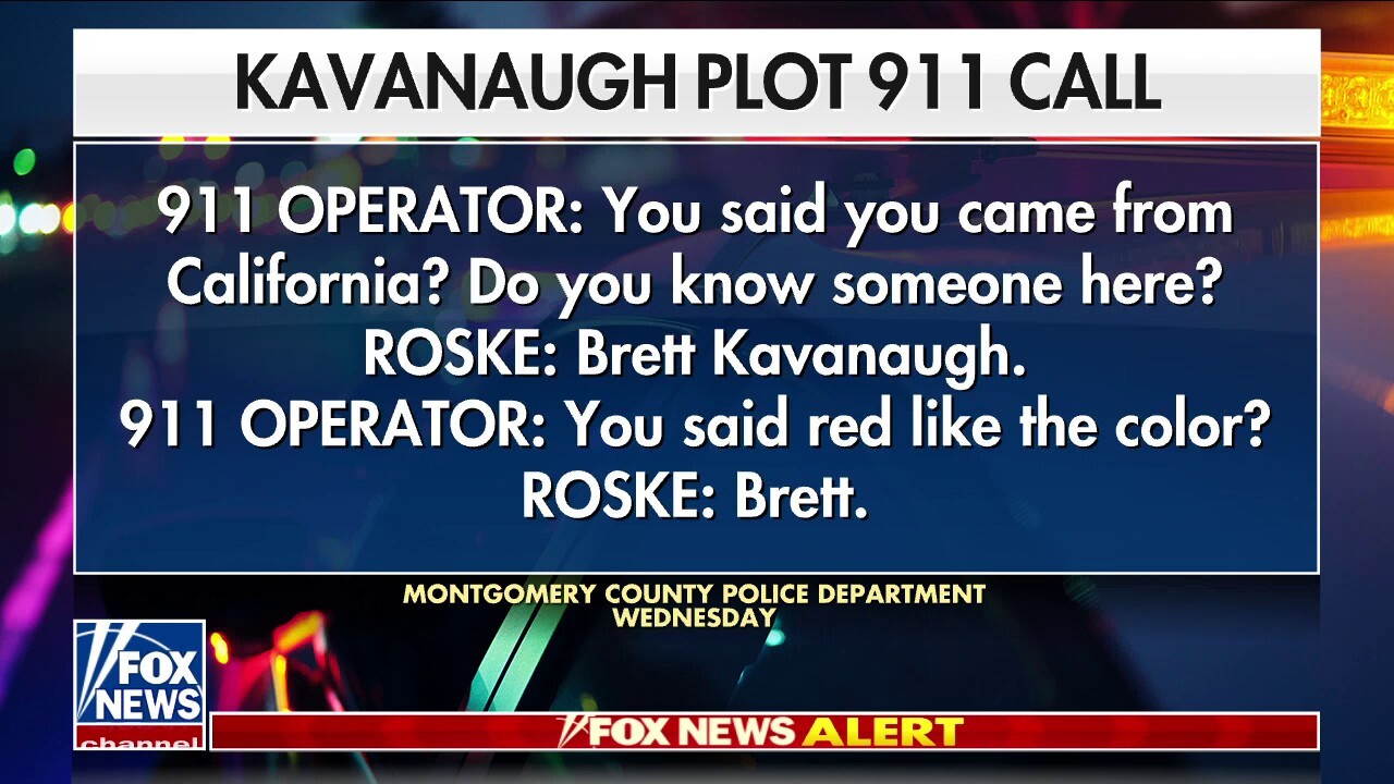 Audio of 911 call from Kavanaugh murder plot suspect released