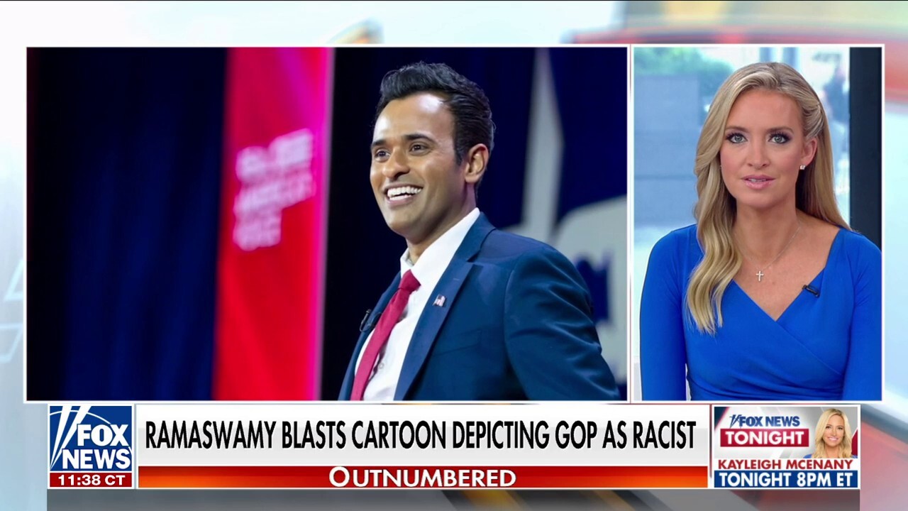 Vivek Ramaswamy speaks out against 'shameful' cartoon depicting GOP as racist