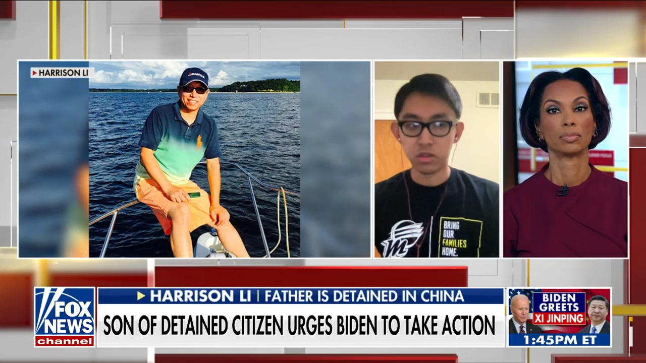 Son of man detained by China urges Biden to take action