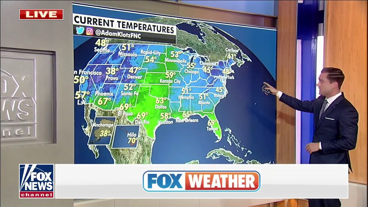 National weather forecast for October 19 