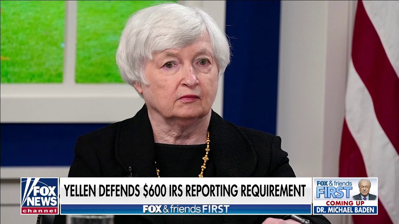 Janet Yellen argues $600 IRS reporting requirement would be used to combat tax fraud