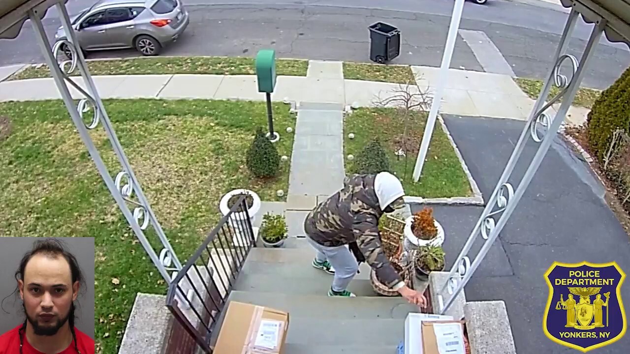 NYC man arrested for attempting to flee on foot after stealing packages from porch
