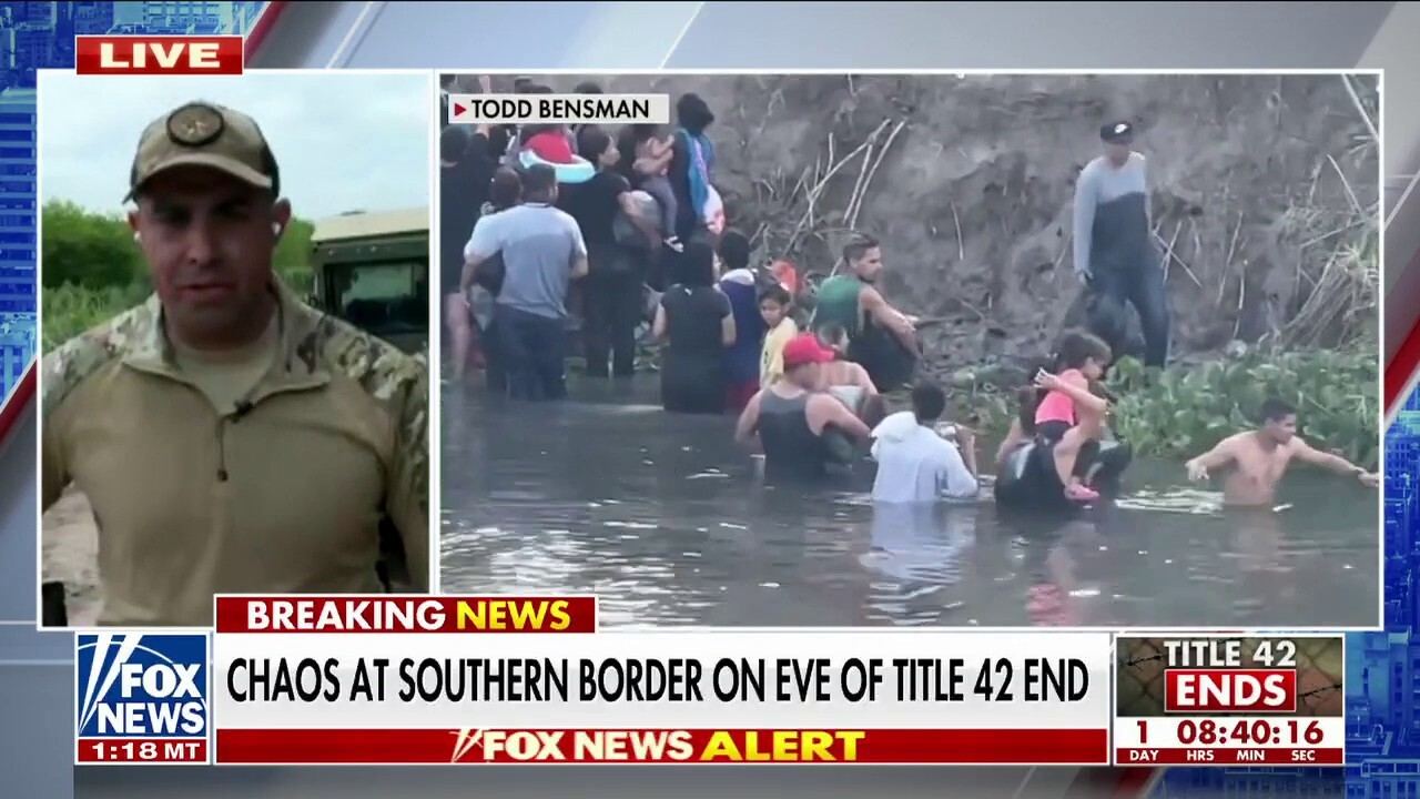 We're trying to redirect migrants to ports of entry: Lt. Chris Olivarez 