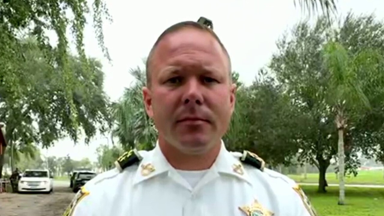 St. Lucie County sheriff Keith Pearson surveys the damage in his county after Hurricane Milton pummels through the Florida peninsula on 'Your World.'